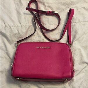 Michael Kors Fuchsia Crossbody Bag